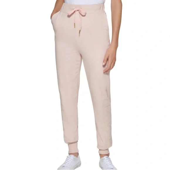 Calvin Klein Logo Jogger Pants, Blush, Size: Large - Picture 1 of 11